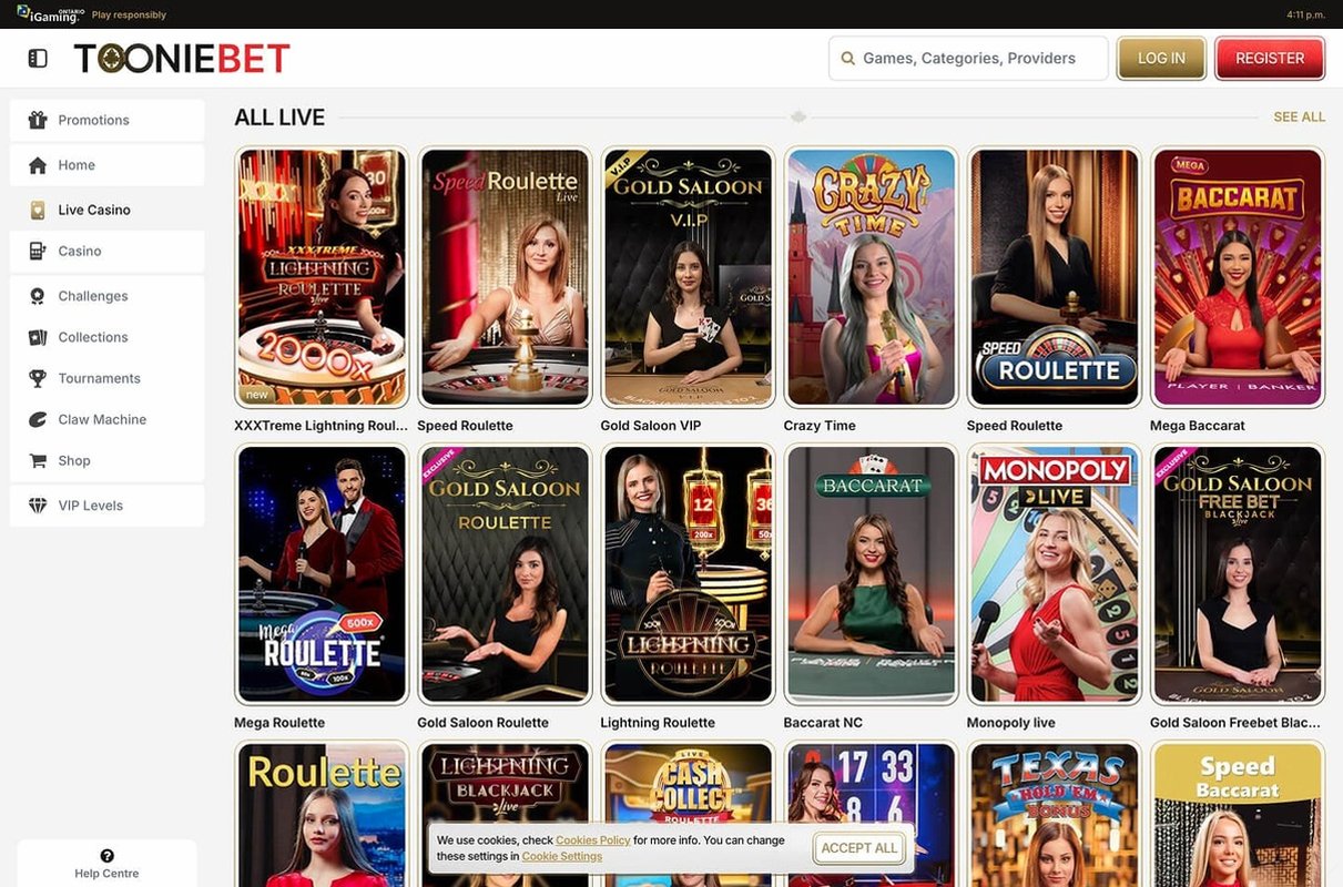 Tooniebet Casino Casino